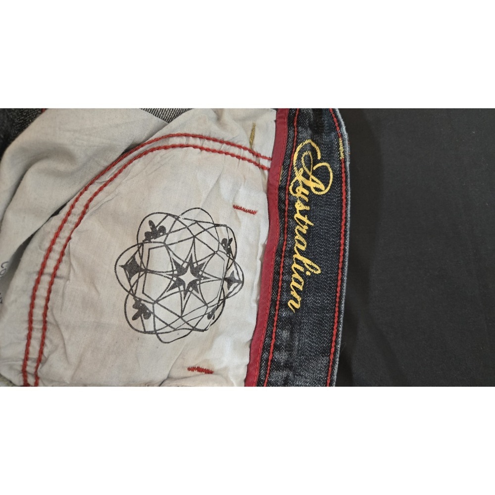 Vintage Men's Coogie Wide Leg Jeans with Embroidered Pockets - Picture 12 of 16